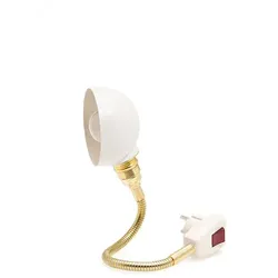 Steckerleuchte Stiletto braun, Designer Stiletto