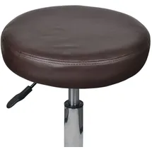 vidaXL Rollhocker braun
