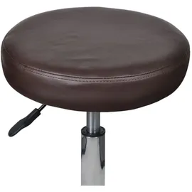 vidaXL Rollhocker braun