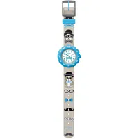 Flik Flak Jungen Analog Quarz Uhr mit Stoff Armband FPSP024