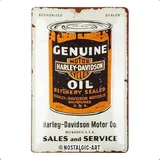Nostalgic-Art Blechschild 20 x 30cm - Harley-Davidson - Genuine Oil Can