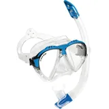 Cressi Matrix And Gamma Schnorchelset - Blue - One Size