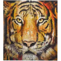 MCW Ölgemälde Tiger Handgemalt