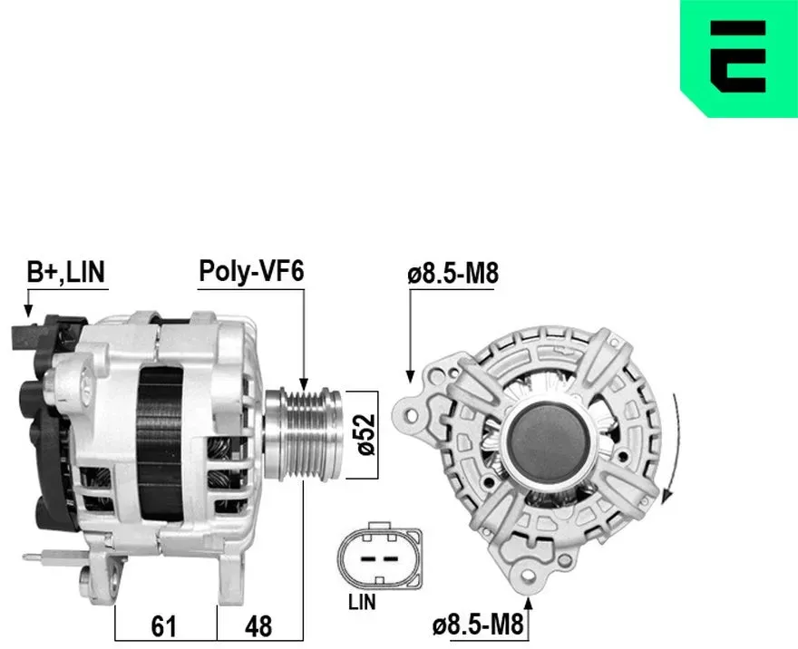 ERA Generator Gentor 209772a für VW