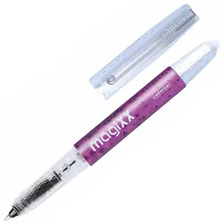 ONLINE® MagiXX Tintenroller lila/silber 0,7 mm, Schreibfarbe: blau, 1 St.