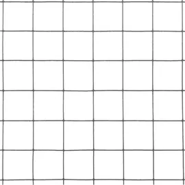 vidaXL Drahtzaun 100 x 100 cm Grau/Stahl