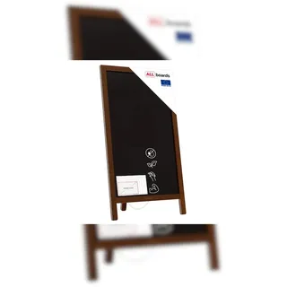 ALLboards Kundenstopper Aufsteller mit Kreidefläche, einseitig 78×44 cm, Werbeaufsteller