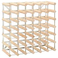 vidaXL Weinregal 22,5 x 61 x 22,5 cm Beige