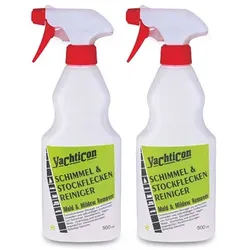 Yachticon 2x Schimmel & Stockflecken Reiniger 500 ml