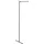 Yamazaki 5551 TOWER Leaning Corner Coat Hanger, black, Steel/Wood, 48.5 x 31.5 x 160 cm
