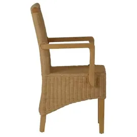 MiaMöbel Rattan Armlehnstuhl 'Larissa' 51 x 57 x 98 cm natur 2 St.
