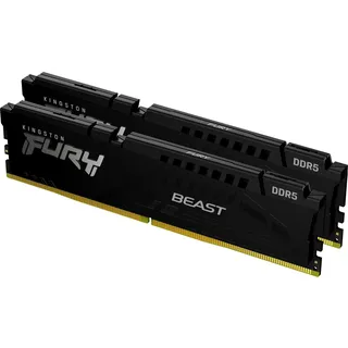 Kingston Fury Beast DDR5 128GB 5600MT/s CL40 DIMM (2er-Kit) Schwarz