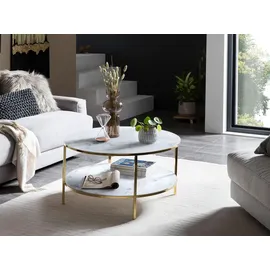 SalesFever Caorle Weiß Gold 80 x 45 cm