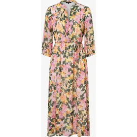 More & More Blusenkleid Maxi bunt Grün 38