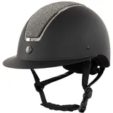 BR Omega Glamourous Reithelm Größe:55/57, Farbe:Black/Gunmetal