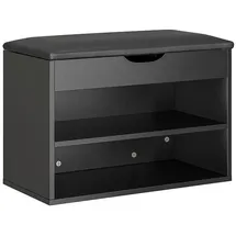 SoBuy Schuhbank 30 x 43 x 60 cm schwarz
