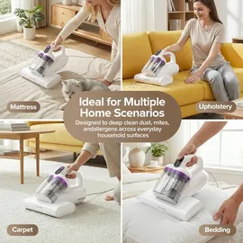 lubluelu CM208 Anti-Milben UV Matratzenreiniger - EU € Violett
