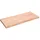 vidaXL Waschtischplatte Hellbraun 140x60x(2-6) cm Massivholz Behandelt