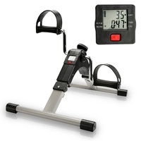 Yakimz Mini Bike Heimtrainer, Fahrrad Beintrainer mit LCD-Display, Pedaltrainer Faltbares, Fahrradtrainer Einfach zu Bedienen.