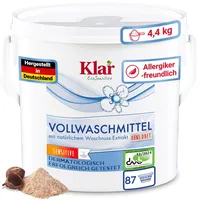 Klar Vollwaschmittel mit Waschnuss-Extrakt 4,4kg
