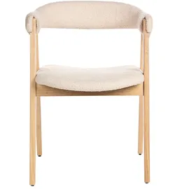 Beliani Esszimmerstuhl 2er Set Beige