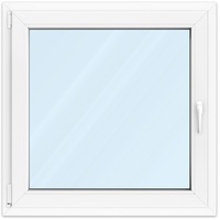 Fenster 85x85 cm, Kunststoff Profil aluplast IDEAL® 4000, Weiß, 850x850 mm, einteilig festverglast, 2-fach Verglasung, individuell konfigurieren