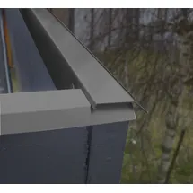 4 Home and Garden Blendenabdeckung für Gartenhäuser anthrazit (1 Stück, Typ 1c bis 50 mm Breite)