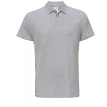B & C B&C - ID.001 Herren Piqué Poloshirt - Heather Grey / XS