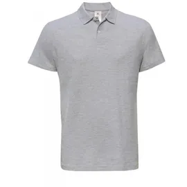 B & C B&C - ID.001 Herren Piqué Poloshirt - Heather Grey / XS