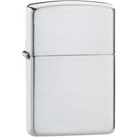 Zippo Brushed Sterling Silver Sturmfeuerzeug