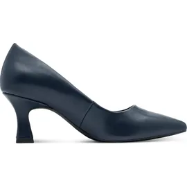 Marco Tozzi Damen Pumps Spitz Vegan, Blau (Dk.Navy), 40 EU