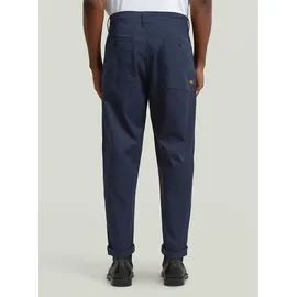 G-Star Pleated Chino Relaxed Tapered Hosen Dunkelblau 33 32