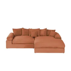 smart Ecksofa  Lionore , rot , Maße (cm): B: 265 H: 86 T: 203.0