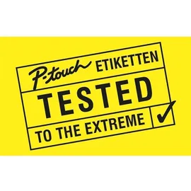 Brother TZe-231 laminiert schwarz auf weiß