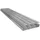 Juskys Profilblech 12er Set 129x45 cm 0,23 mm verzinkter Stahl grau