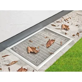 Home & Garden Kellerschachtabdeckung PROFI 60 x 115 cm Silber
