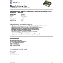 Waveshare Servo 253 ST/SC-Serie Steuerung