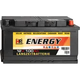 HR-ENERGY 12V 100Ah Batterie Hochleistungs-Langzeitbatterie