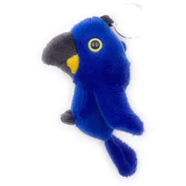 Onwomania Plüschtier Stofftier Kuscheltier Vogel Papagei Hyazinth Ara Blau