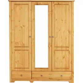 Home Affaire »Hugo« 3 Breiten: 106/200/245 cm H/T ca. 190/58 cm, aus massiver Kiefer im Landhausstil, mit Spiegel
