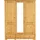 Home Affaire »Hugo« 3 Breiten: 106/200/245 cm H/T ca. 190/58 cm, aus massiver Kiefer im Landhausstil, mit Spiegel
