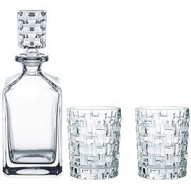 Nachtmann Bossa Nova Whiskyset 3-tlg. Kristallglas, 750 milliliters, Kristall Klar