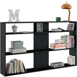 Gami Bücherregal Ritmo 166 x 26 x 98 cm Grau