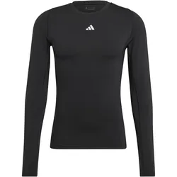 adidas Techfit Compression Langarm Shirt - Herren - schwarz -L