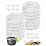 ZaKaBox 12+12 Stück Katzenbrunnen Filter für FEELNEEDY FN-W23 Trinkbrunnen, Trinkbrunnen Filter für 3L Trinkbrunnen für Katze Ersatzfilter Katzen und Hunde