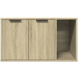 vidaXL Katzenklo Sonoma Eiche 80x50x45 cm Holzwerkstoff - vidaXL