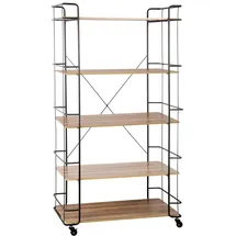 Hti-Living Cora Küchenregal 82 x 40 x 151 cm Schwarz