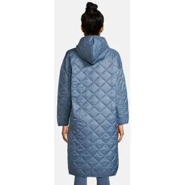 salzhaut Steppmantel HUSNA in Petrol | Türkis - XS