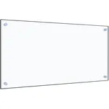 vidaXL Küchenrückwand Transparent 80×40 cm Hartglas