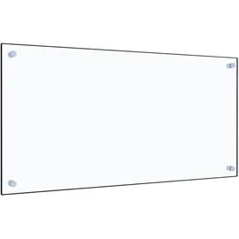 vidaXL Küchenrückwand Transparent 80×40 cm Hartglas